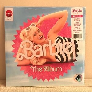 Barbie The Movie vinyl album Candy Floss Exclusive